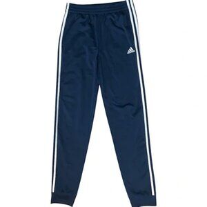 Adidas Youth XL 18/20 Stripe Navy Jogger Trackpants